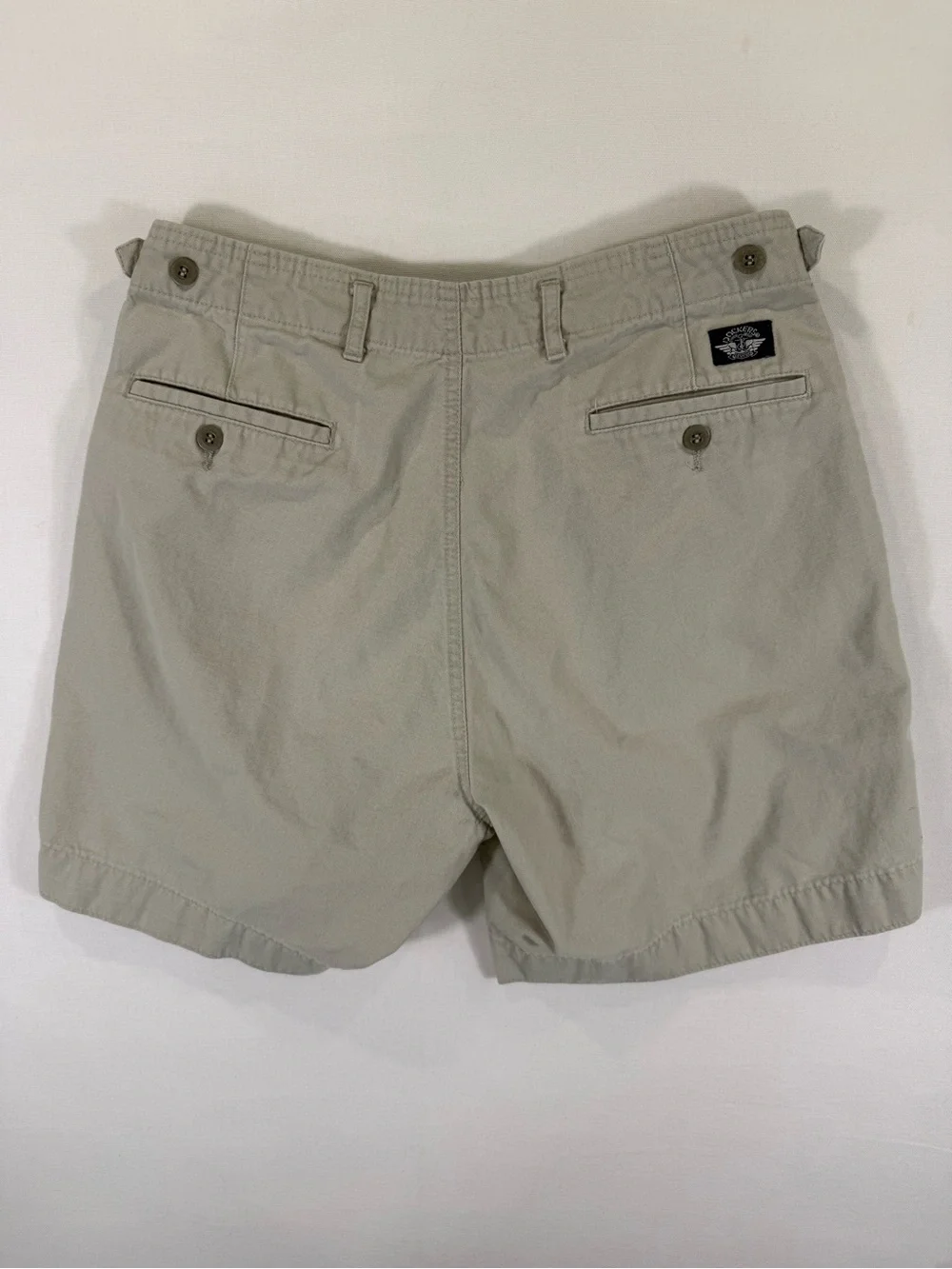 Dockers Men’s Flat Front Pleated Shorts - Light Gray